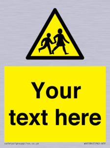 Custom Warning children Sign